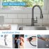 US GARVEE Kitchen Faucet With Pull Down Sprayer for Kitchen Sink Kitchen Sink Faucet With 3 Modes