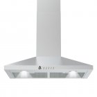 US GARVEE Kitchen Hood 30 Inch Wall Mount Range Hood with 2m Ventilation Duct and 5-Layer Filters