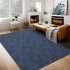 US GARVEE Large Area Rug 9X12 Solid Contemporary Area Rug Washable Rug Navy Rug Thin Living Room Rug Indoor Carpet Soft Low Pile Rug Reversible Bedroom Rug for 