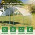 US GARVEE Large Metal Chicken Coop Walk In Chicken Run Galvanized Wire Poultry Chicken Hen Pen Cage Rabbits Duck Cages