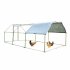 US GARVEE Large Metal Chicken Coop Walk In Chicken Run Galvanized Wire Poultry Chicken Hen Pen Cage Rabbits Duck Cages