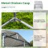 US GARVEE Large Metal Chicken Coop Walk In Chicken Run Galvanized Wire Poultry Chicken Hen Pen Cage Rabbits Duck Cages