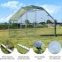 US GARVEE Large Metal Chicken Coop Walk In Chicken Run Galvanized Wire Poultry Chicken Hen Pen Cage Rabbits Duck Cages