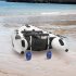 US GARVEE Launching Wheels 300LBS Boat Stainless Steel Transom Launching Wheel Dolly With 10 Inch Wheel Set