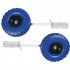 US GARVEE Launching Wheels 300LBS Boat Stainless Steel Transom Launching Wheel Dolly With 10 Inch Wheel Set