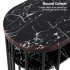 US GARVEE Manicure Table Nail Tech Desk Marbling Texture Salon Nail Equipment