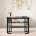 US GARVEE Manicure Table Nail Tech Desk Marbling Texture Salon Nail Equipment