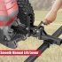 US GARVEE Manual Implement Lift for ATV UTV with 1 Point Lift System Fits 2 Inch Receiver 50 Inch Width