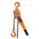 US GARVEE Manual Lever Chain Hoist 1.5 Ton 10 Ft Lift Lever Hoist Come Along,  with Double-Pawl Brake