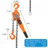 US GARVEE Manual Lever Chain Hoist 1 5 Ton 10 Ft Lift Lever Hoist Come Along   with Double Pawl Brake