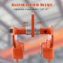 US GARVEE Manual Trolley 2200LBS 1Ton Load Capacity Beam Trolley with Dual Wheels Adjustable Width