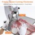 US GARVEE Meat Saw for Butchering 750W Bone Saw Machine 0 39   6 7 Inches Cutting Thickness