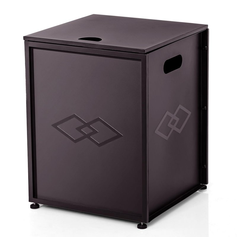 US GARVEE Metal Tank Cover Table for Gas Tank Holder Storage Side Table for 20 Pound Propane Tank