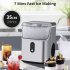 US GARVEE Nugget Ice Maker Countertop Machine 36Lbs 24H with Soft Chewable Ice Self Cleaning