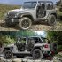 US GARVEE Off Road Safari Tubular Doors Compatible with Jeep Wrangler JK 2007 2018  2 Door Only 