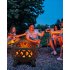 US GARVEE Outdoor 2 in 1 Fire Pit 30 Inch Wood Burning FirePit with Grill Spark Screen