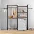 US GARVEE Over Washer and Dryer Shelves  5 Tier Laundry Room Shelves Heavy Duty Washer Dryer Shelf Freestanding Space Saver and Organization Shelves for Home  L