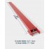 US GARVEE Pallet Fork Extension L72xW4 5 Inch Heavy Duty Steel Pallet Extensions for Forklift Red