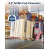 US GARVEE Pallet Fork Extension L72xW4 5 Inch Heavy Duty Steel Pallet Extensions for Forklift Red