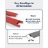 US GARVEE Pallet Fork Extension L72xW4 5 Inch Heavy Duty Steel Pallet Extensions for Forklift Red