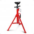 US GARVEE Pipe Stand with 4-Ball Transfer V-Head & Adjustable Height 28-52 Inch Pipe Jack Stand