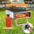 US GARVEE Pizza Oven Gas Outdoor 12 Inch Portable Stainless Steel Propane Pizza Oven