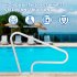 US GARVEE Pool Handrail 48x36 Inch Pool Rail 304 Stainless Steel Silver Rustproof Pool Stair Rail