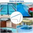 US GARVEE Pool Handrail 48x36 Inch Pool Rail 304 Stainless Steel Silver Rustproof Pool Stair Rail