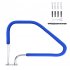 US GARVEE Pool Handrail 49 5x34 Inch Swimming Pool Stair Rail 370LBS Load for Inground Pool