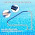 US GARVEE Pool Handrail 50x36 Inch Pool Rail 304 Stainless Steel Silver Rustproof Pool Stair Rail