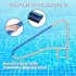 US GARVEE Pool Handrail 54x36 Inch Pool Rail 304 Stainless Steel Silver Rustproof Pool Stair Rail