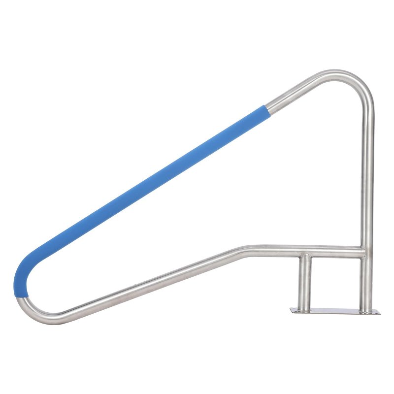 US GARVEE Pool Handrail 54x36 Inch Pool Rail 304 Stainless Steel Silver Rustproof Pool Stair Rail