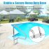 US GARVEE Pool Handrail 55x32 Inch Swimming Pool Stair Rail 385LBS Load for Inground Pool