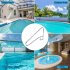US GARVEE Pool Handrail 55x32 Inch Swimming Pool Stair Rail 385LBS Load for Inground Pool