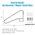 US GARVEE Pool Handrail 55x32 Inch Swimming Pool Stair Rail 385LBS Load for Inground Pool