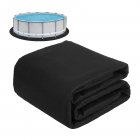 US GARVEE Pool  Liner Pad 18 FT Round, Pool Liners for Above Ground Swimming Pools, Extend  Life, Geotextile Material Prevent Punctures By Roots Rocks and Grass, Enhances Comfort (Black, 18' Round)