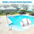 US GARVEE Pool Rail 48x36 Inch 304 Stainless Steel 370LBS Load Capacity Rustproof Pool Handrail