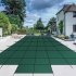 US GARVEE Pool Safety Cover Rectangle Cover Green Mesh SolPool Safety Net and Installation Tools