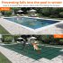 US GARVEE Pool Safety Cover Rectangle Cover Green Mesh SolPool Safety Net and Installation Tools