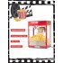 US GARVEE Popcorn Machine Extra Large Popcorn Popper Machine 8OZ Kettle with 10 PACK Popcorn Buckets