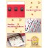 US GARVEE Popcorn Machine Cart Commercial Popcorn Machine with 8Oz Kettle Red