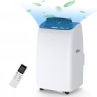 US GARVEE Portable Air Conditioner, 14000 BTU Portable AC Unit with Remote, Window kit, Pipe Cools for Home Office Dorms up to 750 Sq. Ft, White