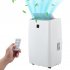 US GARVEE Portable Air Conditioner  12000 btu Portable AC Unit as Cooler Dehumidifier Fan with Remote  Pipe Cools  Window kit 24H Timer up to 550 Sq  Ft for Hom