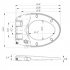 US GARVEE Premium Non Electric Elongated Bidet Toilet Seats With Dual Nozzle Easy To Install And Use