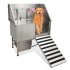 US GARVEE Professional Dog Grooming Bathing Station  Stainless Steel Dog Bathtub with Foldable Ramp  Storage Drawer  Floor Grate   Faucet Dog Bathtub for Large 