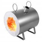 US GARVEE Propane Forge Single Burner Mini Forge for Heating and Shaping Metals -Oval