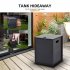 US GARVEE Propane Metal Tank Cover Table for Gas Fire Pits Gas Tank Holder Storage Side Table for 20 Pound Propane Tank