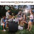 US GARVEE Propane Metal Tank Cover Table for Gas Fire Pits Gas Tank Holder Storage Side Table for 20 Pound Propane Tank
