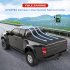 US GARVEE Quad 4 Fold Soft Folding Truck Bed 6 5ft Tonneau Cover Compatible for 2004 2008 Ford F150 Black