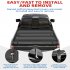 US GARVEE Quad 4 Fold Soft Folding Truck Bed 6 5ft Tonneau Cover Compatible for 2009 2014 Ford F150 Black